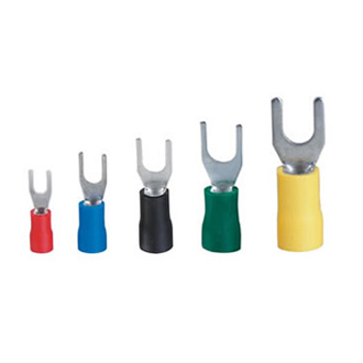 Furcate pre-insulating terminal